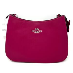 Coach Penelope Shoulder Bag Bright Violet Pink Leather CO952